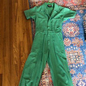 Seafoam green Big Bud Press jumpsuit, Size L